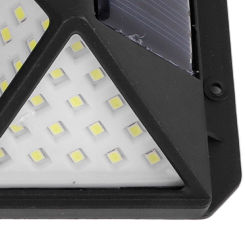 2 Pcs Solar Motion Sensor Light 4 Sided 100 LEDs