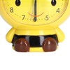 Alarm Clock Cute Cartoon Safe Use Silent Tick Light Weight