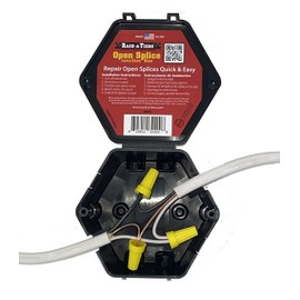 Rack-A-Tiers Open Splice Junction Box - Single, 5 Second Installation, Repair Open Splices