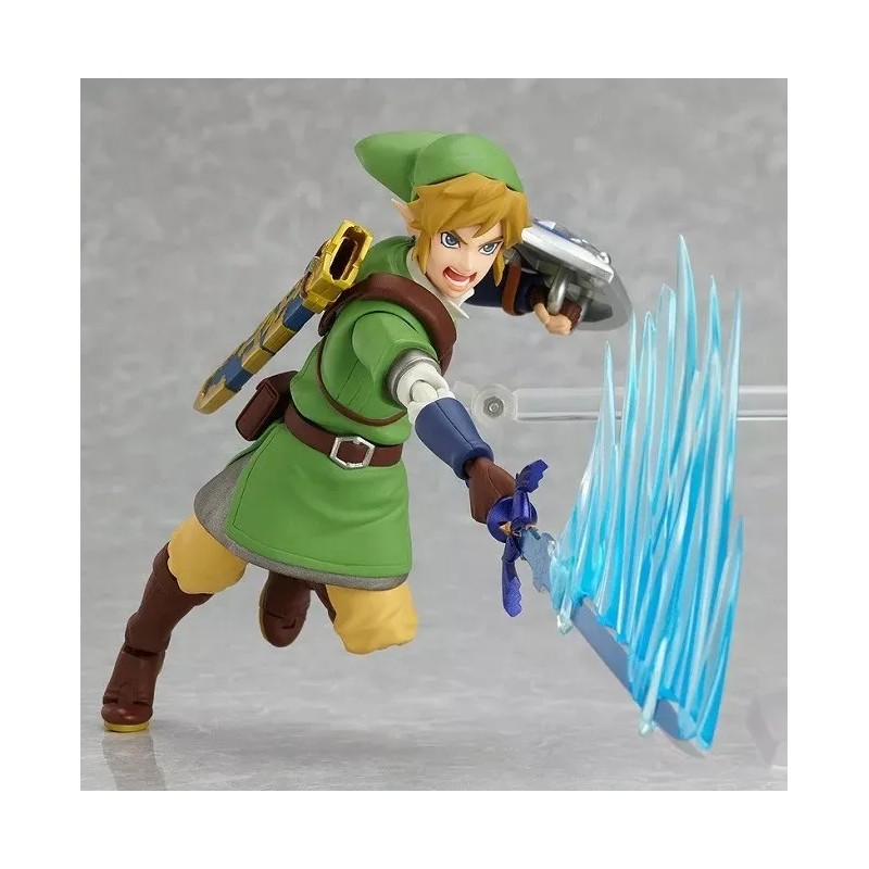 Jextech Figura Link Zelda Articulada Cambio Caras Bootleg 15cm