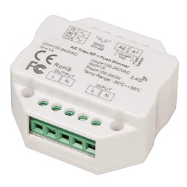 McShine - Push Dimmer | TD-24 | Suitable for LED Max. 240 W, 230 V, Suitable for Flush-Mounted Box