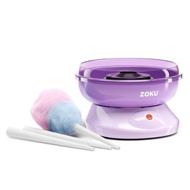 ZOKU Cotton Candy Maker, Countertop Cotton Candy Machine, Includes 10 Paper Cones, Enjoy Homemade Treats in Minutes