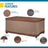 Duck Covers Ultimate Waterproof 84 Inch Rectangular Patio Table Cover,