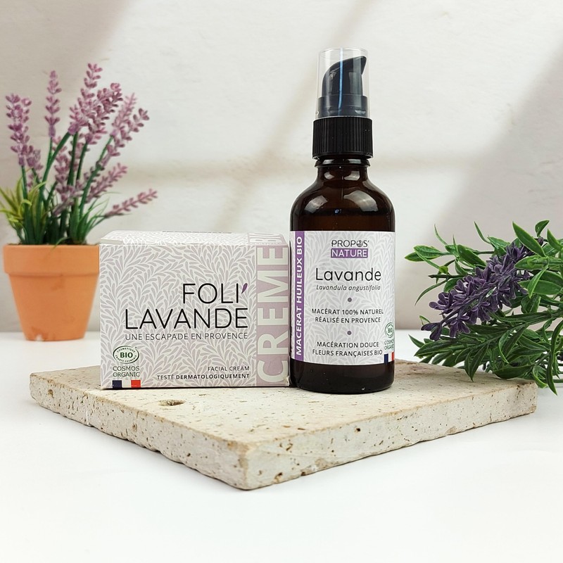 Foli'Lavendel Bio Creme - 88% Active Ingredients from Lavender -