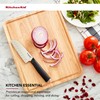Kitchen Aid Classic Rubberwood Cutting Board with Perimeter Trench, Reversible