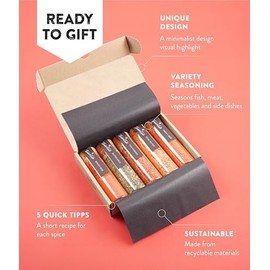 Timber Taste - Juego de Regalo de Especias para Parrilla