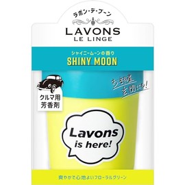 Lavons De Boun [Car Air Freshener] Gel Type, Shiny Moon [Floral Green], Deodorizing, 3.88 oz (110 g)