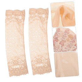 Yardenfun 1 Pair Lace Scar Cover Arm Warmers with Floral Pattern Elbow Sleeves Hand Sleeves for Women Upper Arm Sleeves Forearm Sleeves Forearm Cover Arm Sleeves For
