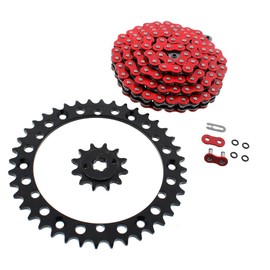 2004-2006 fits Yamaha YFS 200 Blaster Red O-Ring Chain & Black Sprocket 12/40 92L