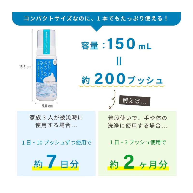Lubanche Waterless Body & Hair Wash, Set of 2