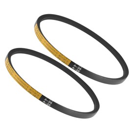 Kozelo 2pcs A-26 Drive V-Belt - [26-inch Inside Circumference] A-Section Rubber Drive Belt Wrapped for Transmission Use