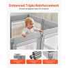 VEVOR Baby Playpen 47.2" x 47.2" Foldable Toddlers Playpen for