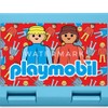 Spreadshirt Playmobil Logo and Classic Figures Lunchbox, One Size, Sapphire