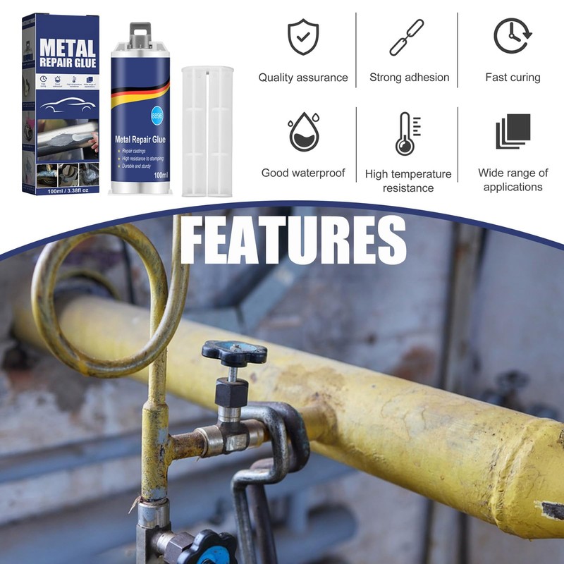 Ganbaro Metal Repair Glue, Casting Repair Glue, High Temperature Resistant