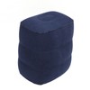 Inflatable Foot Rest Double Valve Blue PVC Flocking Washable Inflatable