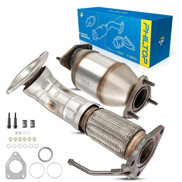 PHILTOP Catalytic Converter Kit Compatible with Honda, Acura 2008-2012 Accord