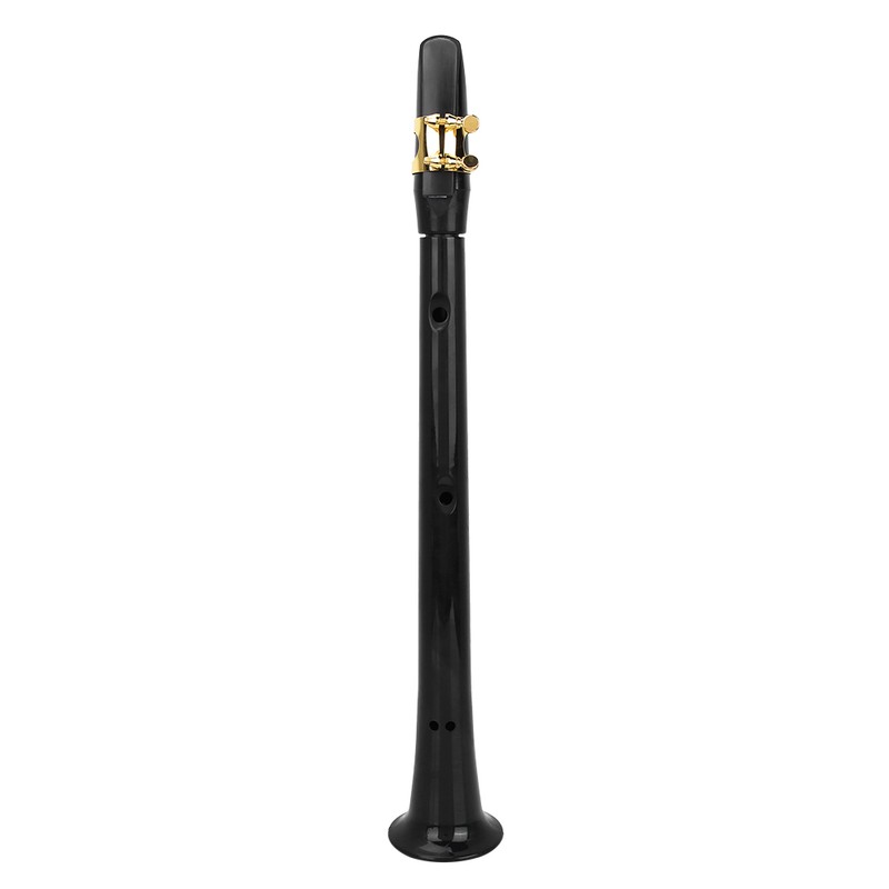 Portable Pocket Saxophone Practice Sax with Reed Bag Woodwind Instrument