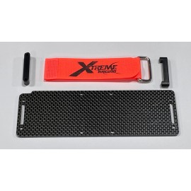 XTREME RACING TRAXXAS RUSTLER 4X4 CARBON FIBER BATTERY TRAY LIPO RTR VXL CUSTOM