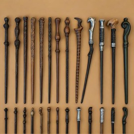 11-Piece Premium Metal Wizard Wand Set – Collector’s Edition | Magic Wands for Cosplay, Display & Gifts
