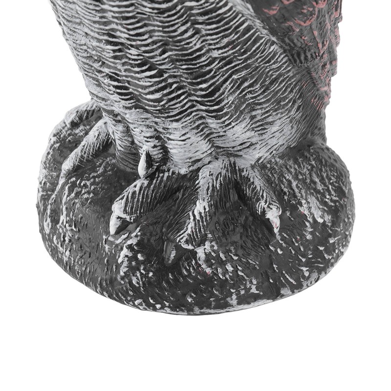Owl Decoy Plastic Striped Small Shakeable Waterproof Vivid Shape Fake