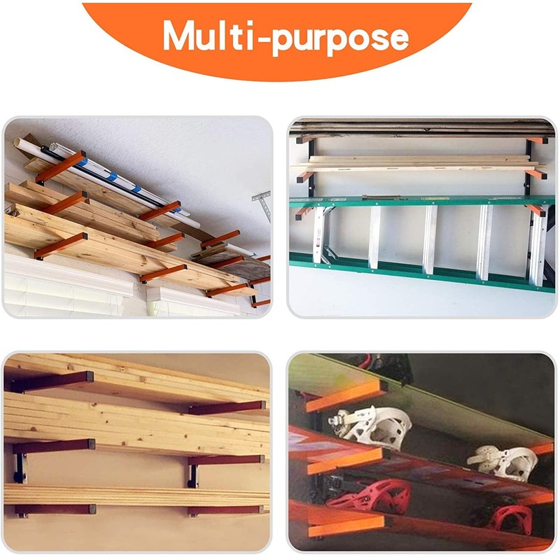 Ultrawall Wall Mount Wood Organizer Racks, Lumber Storage Metal Racks