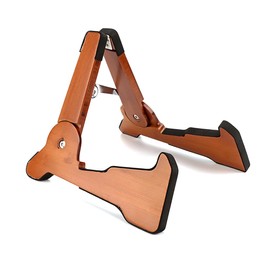 RuiJOTWAT Guitar Stand,Wood Bamboo A-Frame Folding Thickened, For Acoustic, Classical, Electric Guitar, Bass Accessories