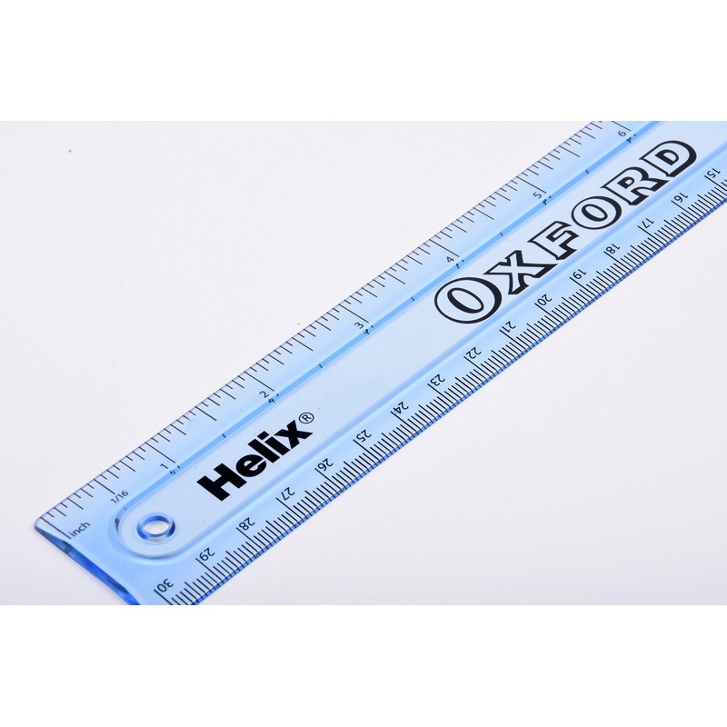 Helix Oxford 12 inch 30cm Shatter Resistant Ruler