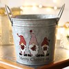 Fyne-Finds Merry Christmas Tin Pail Gnome Gonk 18cm, 7inch Plant