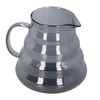 Electroplated Grey Coffee Pot High Borosilicate Glass Hand Coffee Server