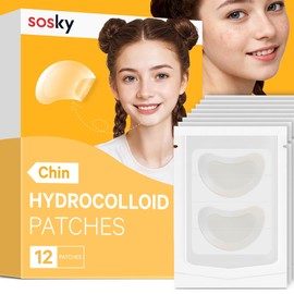 Sosky Chin Hydrocolloid Pimple Patches 12 Counts