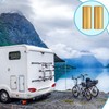 Dunzy 16 Pcs Trailer Leaf Spring Bushing Kit Brass Shackle