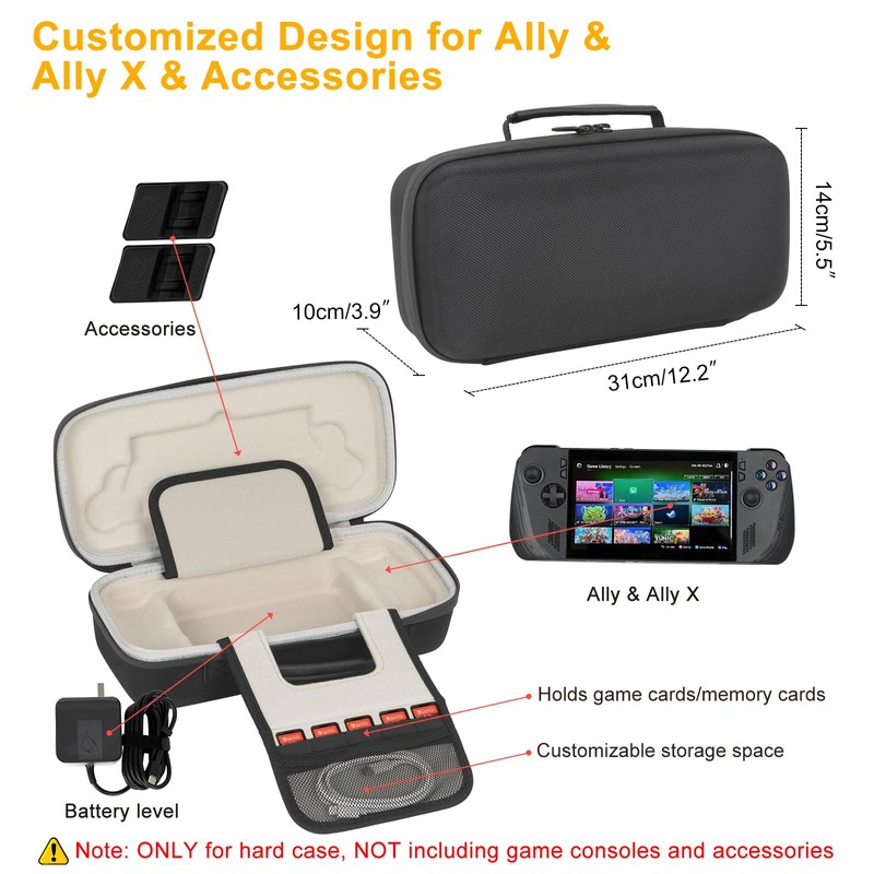 XINGFUDAO Console EVA Case, Compatible with ASUS ROG Ally X