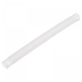 sourcing map Washing Machine Drain Hose, 15mm Inner Dia 200mm Length Corrugated Pipe White