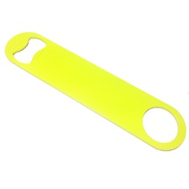 Speed Bottle Opener Bartender Stainless Steel Beer Mamba Popper Church Bar Key (Yellow)