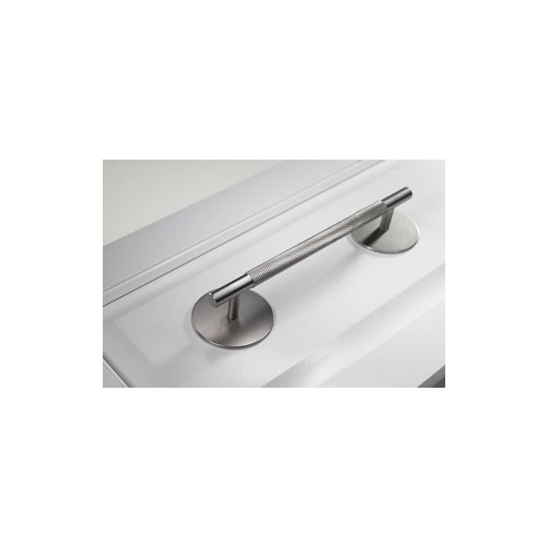 trust4care 4-Pack Thick Brushed Satin Nickel Backplate for Cabinet Knobs,