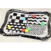 High Contrast Black and White Sensory Water Mat, Tummy Time