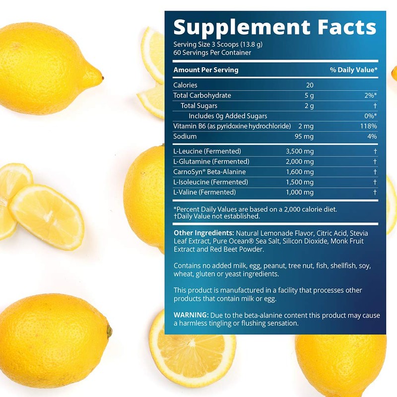 MRM BCAA+G RELOAD Post-Workout Recovery – Lemon, 840g - 60