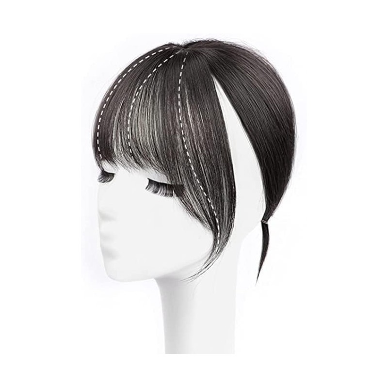 2 Piezas Extensión de Flequillo,Fleco Postizo Cabello Natural, Flequillo de