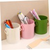FUNOMOCYA 3pcs Desk Trash Can Makeup Brush Holder Cute Pen