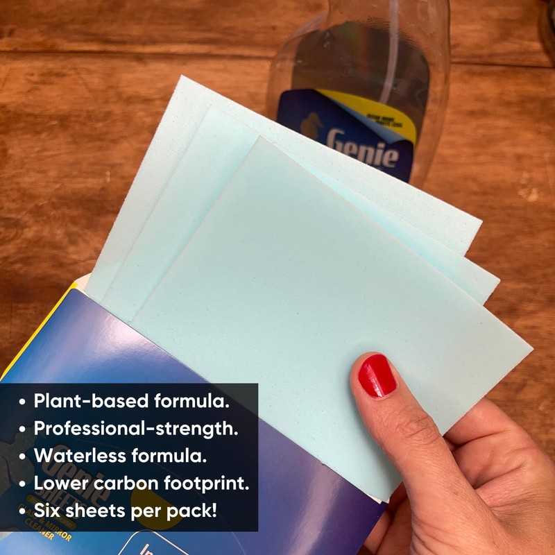 Genie Sheets Glass & Mirror Cleaner | Concentrate Makes 6