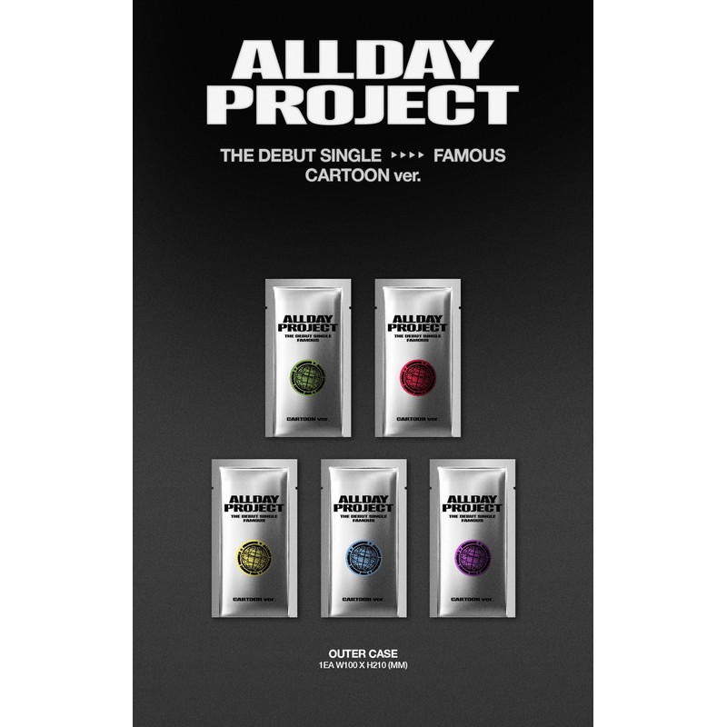 ALLDAY PROJECT FAMOUS Debut Single Album 2 Version Set Standard