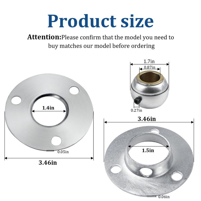 12-8789 Snowthrower Bearing Assembly Compatible with Toro Impeller Bearing