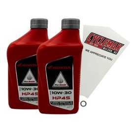 Cyclemax Full Synthetic HP4s Oil Change Kit compatible with 1986-1987 Honda TR200 FatCat