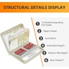 JUNDUN Fireproof Document Organiser - 13 Pockets Expanding File Folder