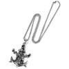 Unique (Pirate anchor) Skull alloy pendant