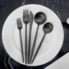 Matte Black Silverware Set, Vanys 20 Piece Stainless Steel Cutlery