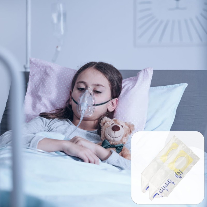 Eruceky 30 Stück Einweg Urinbeutel 100 ml, Disposable Baby Urine