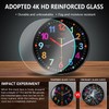 Reloj de pared moderno de 8 pulgadas, funciona con pilas,