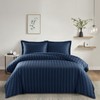 Imperial Rooms Single Duvet Cover Set Reversible Stripes Satin Bedding
