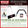 MANPLOW RevolutionX Snow Pushers and Shovels (Power U Handle, 32")